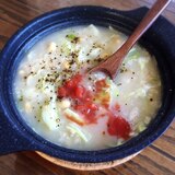 【オートミール】豆とキャベツのスープ
